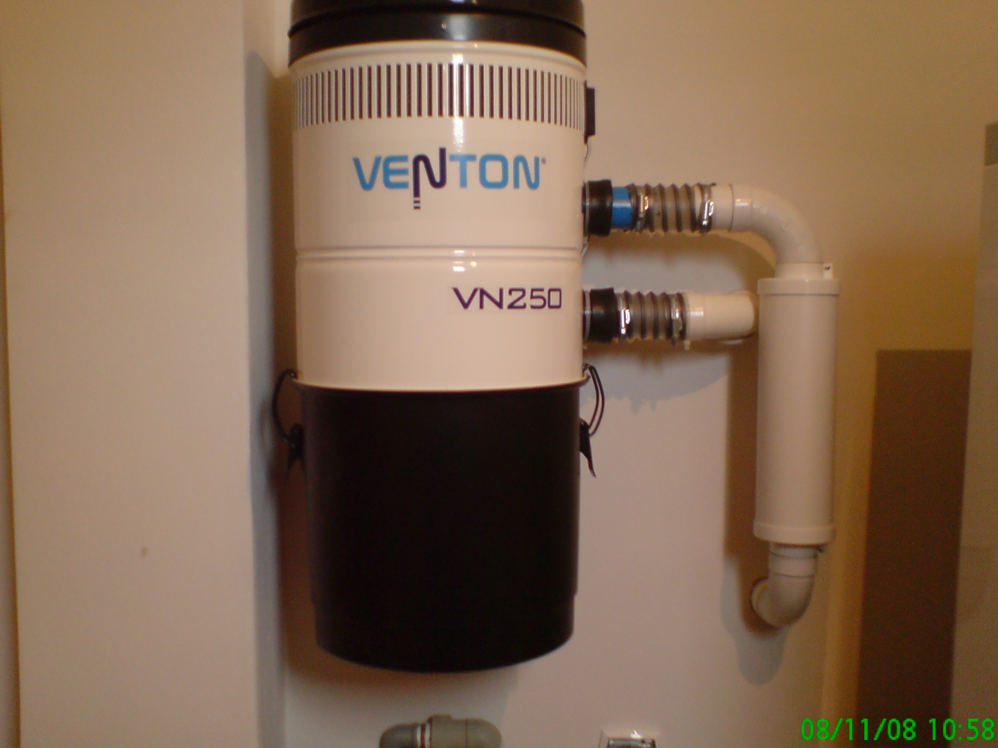 Odkurzanie centralne - realizacja 1